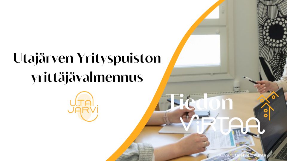Utajärven Yrityspuiston yrittäjävalmennus 2025 alkaa syyskuussa, ota päivät talteen ja ilmoittaudu mukaan!