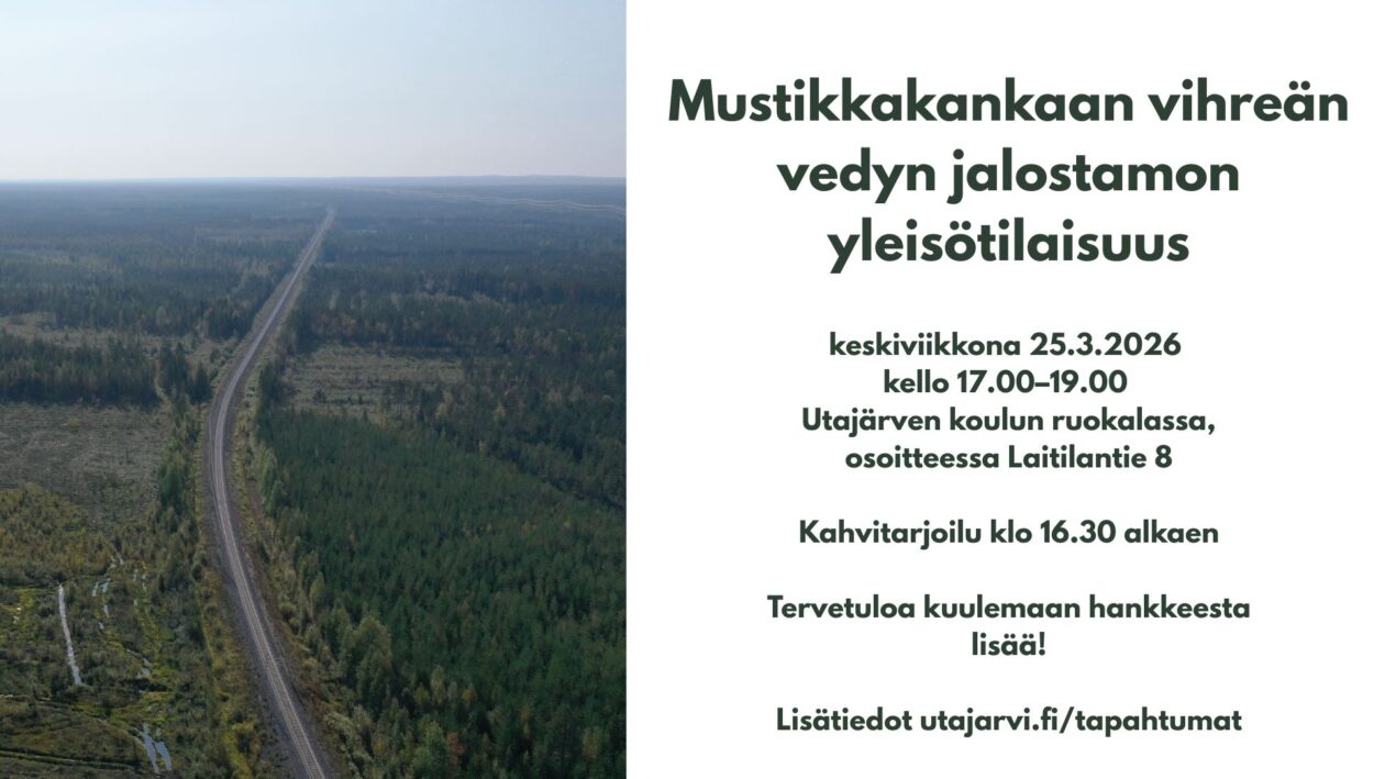 Mustikkakankaan vihreän vedyn jalostamosta yleisötilaisuus